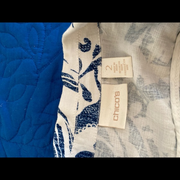 Chico’s linen jean jacket - Picture 3 of 3